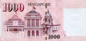 1000 singapore dollar back