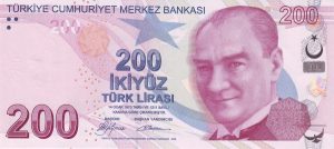 200 turkish lira