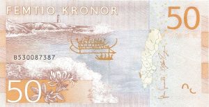 50 swedish krona back