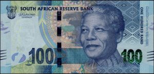 South African Currency 100 Rand Commemorative banknote 2018 Nelson Mandela Centenary